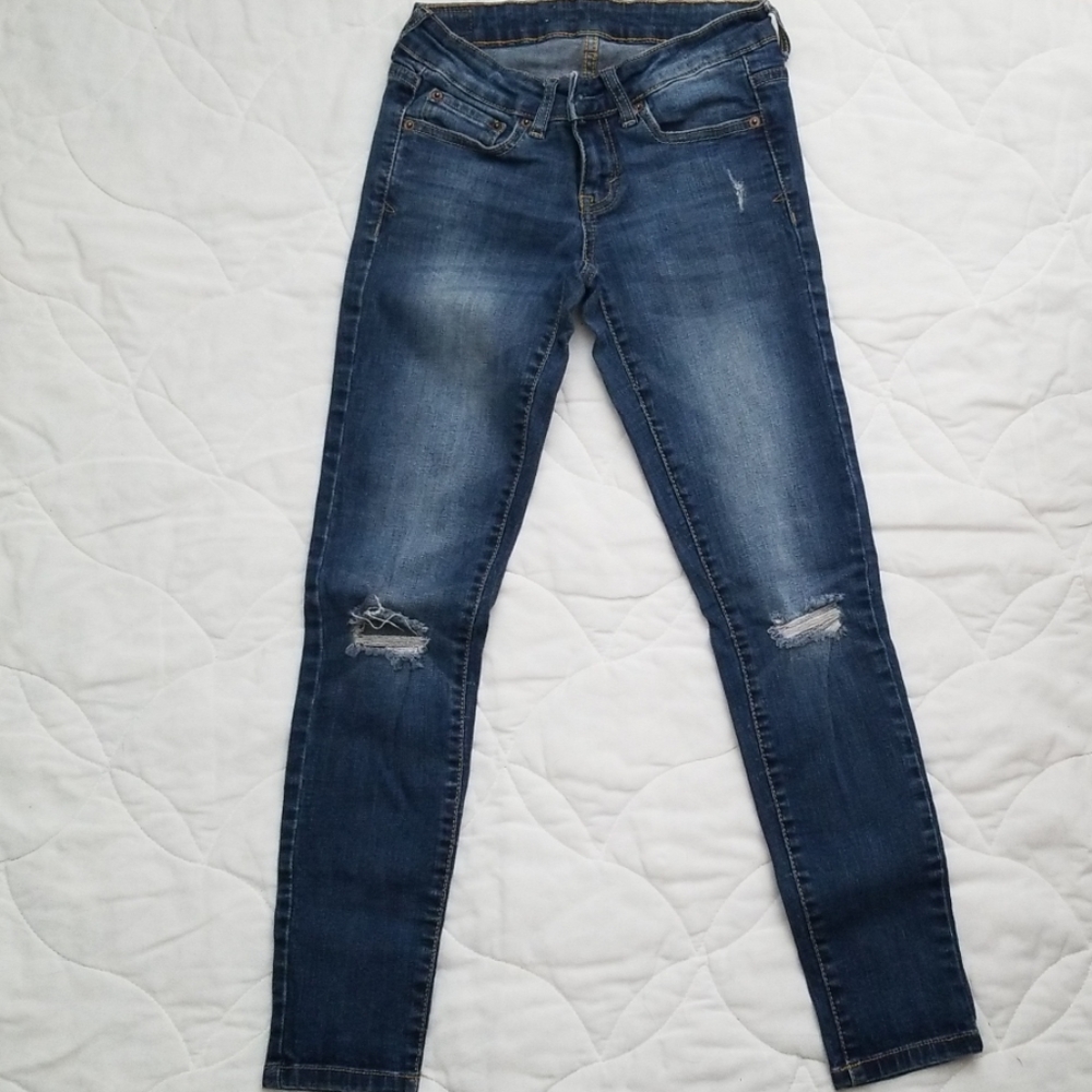 Aeropostale Distressed Jeggings